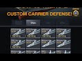 Gunship Battle Total Warfare: How to make a custom carrier defense