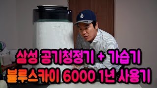 삼성 공기청정기 + 가습기 블루스카이6000 1년 사용후기