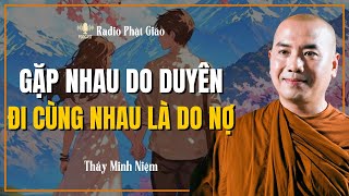 Thầy Minh Niệm - Trong TÌNH YÊU, Gặp Nhau Do DUYÊN, Đi Cùng Nhau Do NỢ (Rất Đúng) | Radio Phật Giáo