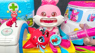 43 Minutes Satisfying Unboxing Rescue Pinkfong Doctor Toys, Ambulance Playset ASMR 💞 Capy Review