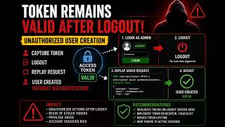 Access Token Still Works After Logout?! | Session Management Vulnerability