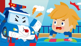 Playing in the Water | POLI Summer Song | Cute Ver. | 2D MV | Best Nursery Rhymes | Robocar POLI TV