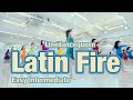 Latin Fire Line Dance l Easy Intermediate l 라틴 파이어 라인댄스 l Contigo Quiero Vivir l  Linedancequeen