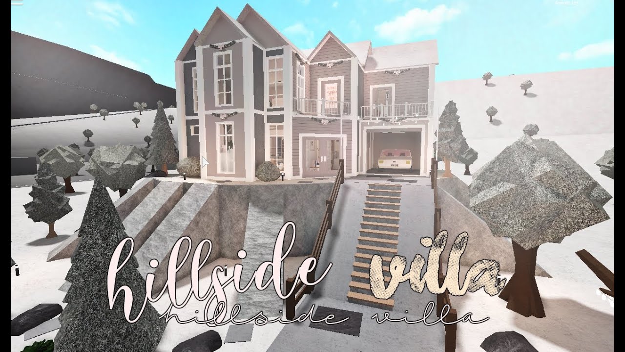 50k Aesthetic No Advanced Placing Hillside House Bloxburg Speedbuild