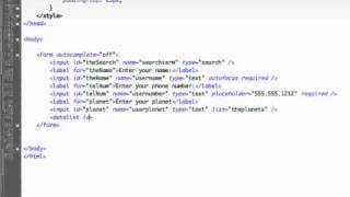 HTML5 Forms Part 2