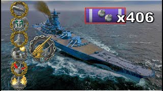 X Shikishima - 327K DMG - World of Warships