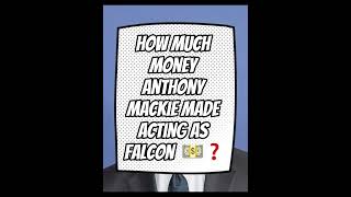 How Much Money Anthony Mackie Nade Acting As Falcon 💵❓ #Shorts #Falcon #AnthonyMackie #SamWilson