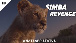 Simba revenge against scar | whatsapp status | Into your arms|