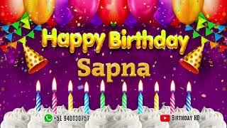 Sapna Happy birthday To You - Happy Birthday song name Sapna 🎁