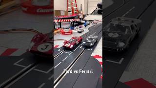 Carrera Digital 1/24 Ford vs Ferrari #carreradigital #slotcar #highbankedturn #Ford #ferrari