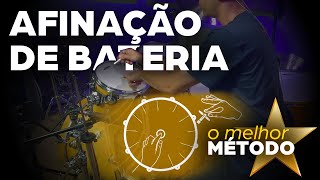 Como afinar a sua BATERIA - direto ao ponto