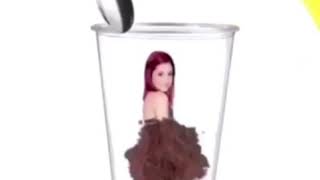 stan twitter: ariana grande nesquik light to dark transformation