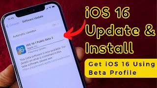 How to update & install iOS 16 in iPhone 12 & other iPhone models