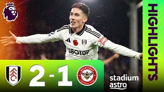 Fulham 2 - 1 Brentford | 2024/25 Premier League Highlights