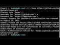 How to Solve fatal authentication failed git clone ubuntu | How to do git clone in Linux Ubuntu