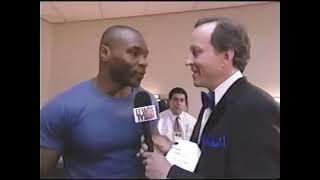 Mike Tyson in a short interview before Lewis fight in the locker room with Jim Gray,2002