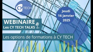 Pour tout savoir sur les options de formation de CY Tech