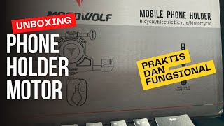 Unboxing - Phone Holder Motowolf MDL2828 - Indonesia