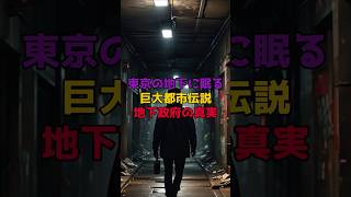 東京の地下に隠された真実!? 秘密の『地下政府』が存在するって本当？ ＃short ,#shorts