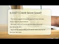 is a 671 credit score good creditguide360.com