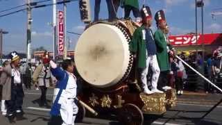 小平市民祭り２０１４　上水本町鈴木自治会　太鼓　巡行　2014.10.19 Kodaira Festival