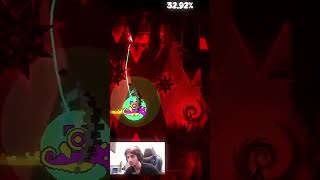 Doggie gets 41% on GRIEF 😈🤯 (29% last stream) #gd #geometrydash #griefgd