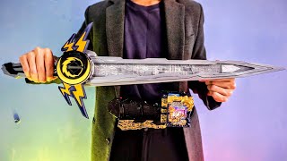 【仮面ライダーセイバー】80cm究極大聖剣 月光雷鳴剣黄雷！アラビアーナナイト変身！80cm Gekkou Raimeiken Ikazuchi！Arabiana Night Henshin！