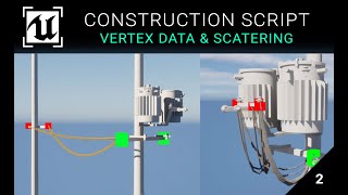 Unreal 5 - Vertex Data & Scattering With Construction Script