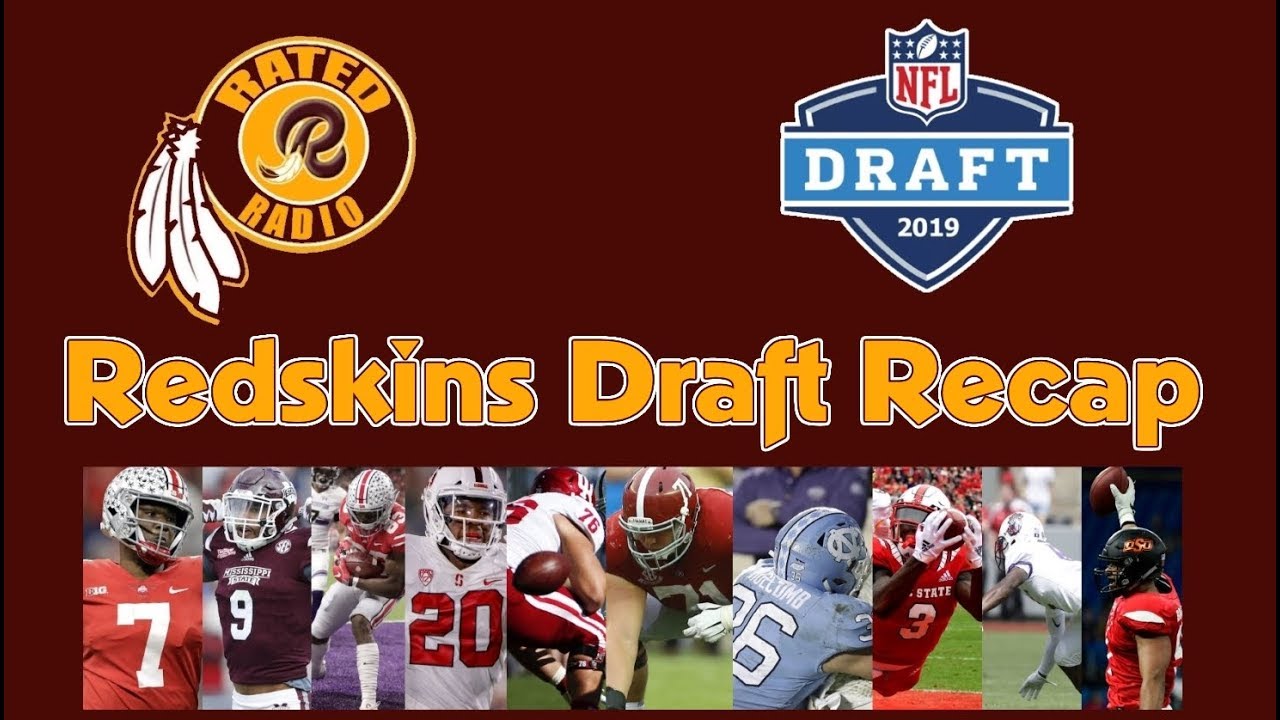 Washington Redskins 2019 Draft Recap & Thoughts | Rated R Radio - YouTube