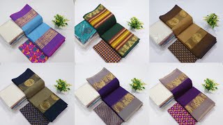 Vijaya Tex 🌷 Chettinad cotton sarees 🌷 Whatsapp- 9443757201 #saree #purecotton