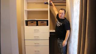 Modular Closet Install Tips