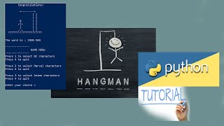 Beginners Python Project | Hangman Tutorial