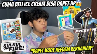 CUMA BELI ES KRIM BISA DAPET HP DAN BUNDLE SKIN EXCLUSIVE FREEFIRE😱