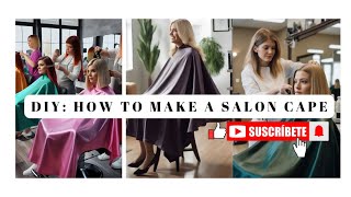 DIY: HOW TO MAKE A SALON CAPE (Hairdresser/Barber)