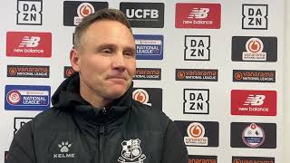 REACTION | Matt Taylor speaks after the 1-1 draw against Hartlepool United