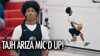 Tajh Ariza Mic'd Up! NBA in His Blood!