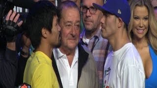 Manny Pacquiao vs  Brandon Rios full weigh in video (HD)