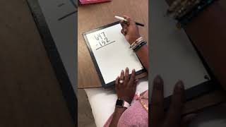 Subtracting using standard algorithm