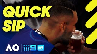 Autographs, selfies, QUICK SIP - Nick Kyrgios is a man of the people | Wide World of Sports