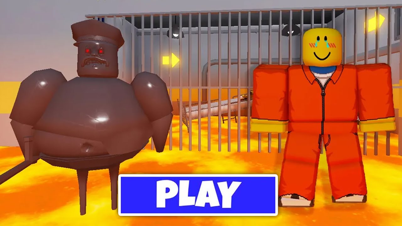 LAVA MODE BARRY'S PRISON RUN! FULL WALKING ROBLOX - YouTube