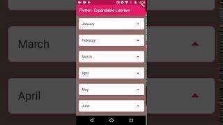 Expandable Listview - Flutter