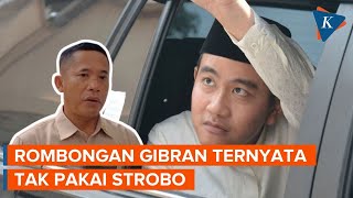 Cerita Paspampres, Rombongan Gibran Tak Pernah Pakai Strobo, Selalu Berhenti Saat Lampu Merah