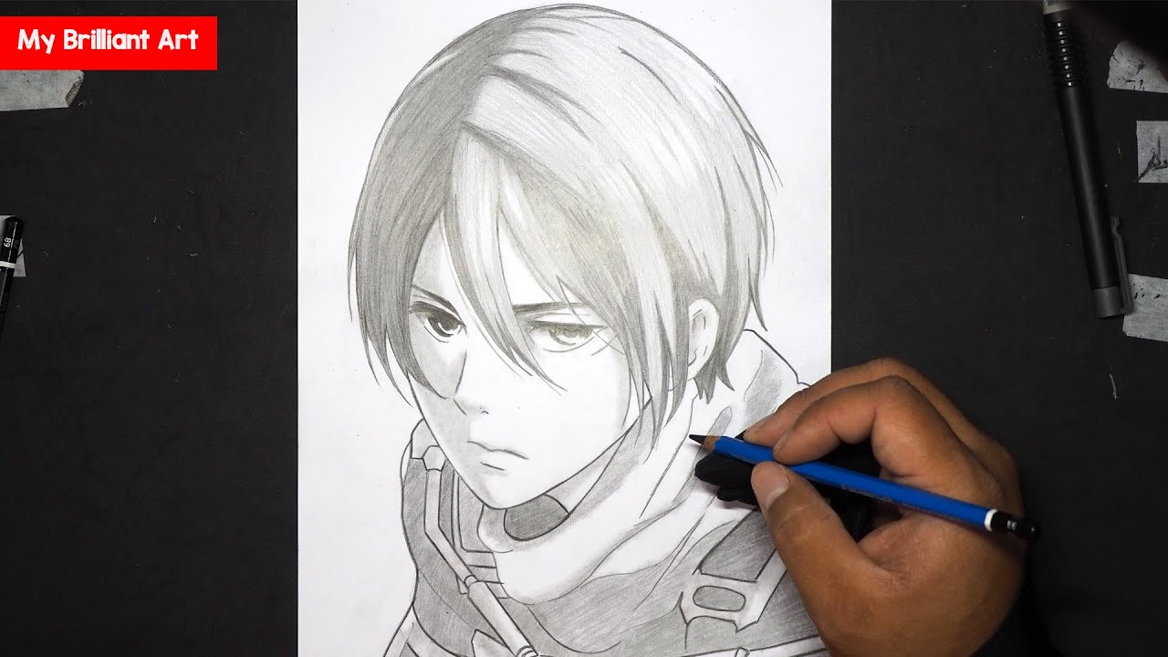 How To Draw Mikasa Ackerman Attack On Titan Season 4 (Shingeki No Kojin ...