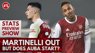 Martinelli Out But Does Auba Start? | Arsenal vs Palace Stats Preview