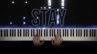 The Kid LAROI, Justin Bieber - STAY | Piano Cover with Strings (with Lyrics & PIANO SHEET)
