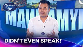 He Just Walked In and Started Singing? | Myanmar Idol