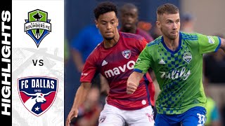HIGHLIGHTS: Seattle Sounders FC vs. FC Dallas | August 02, 2022