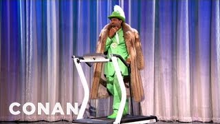 Pimp On A Treadmill Pays A Visit | CONAN on TBS