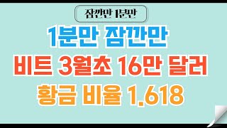 [✅1분코인#184] 비트코인 2월말 3월초 16만달러 피보나치 1.618 구간 #비트코인 #리플xrp #도지코인 #코인 #코인전망