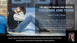 HHCI Seminars - ABCs of Trauma and Grief